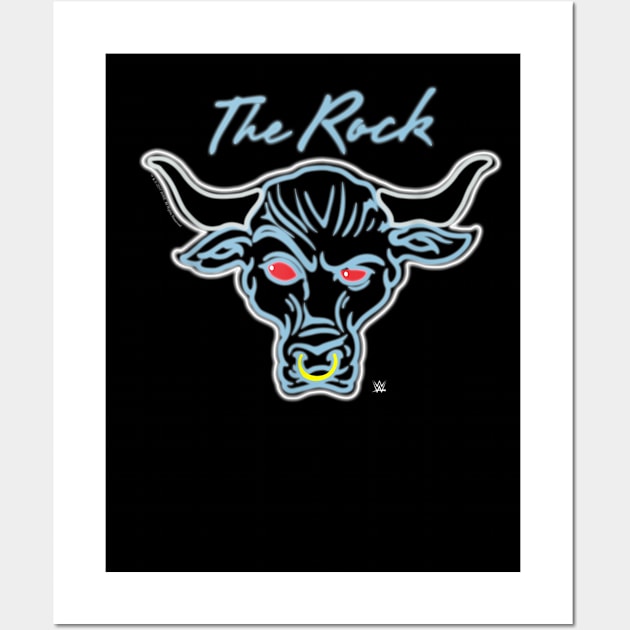 The Rock Bull Neon Wall Art by Holman